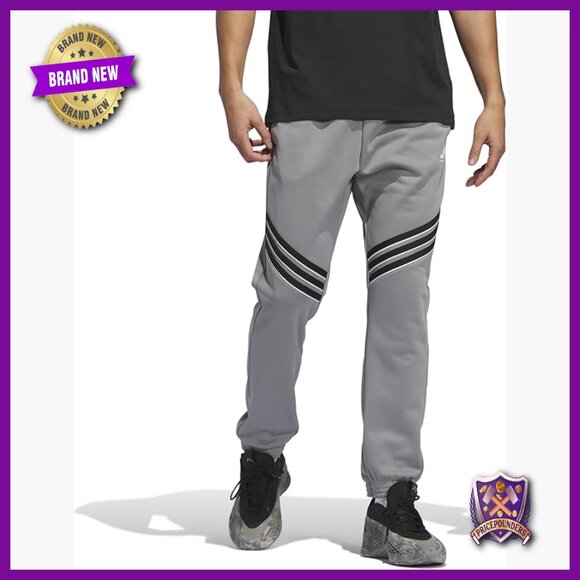 Fleece Basketball Sweatpants with Recycled Polyester Drawstring Closure